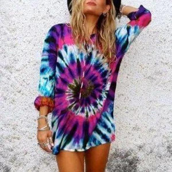 2025 spring and summer new loungewear casual loose long sleeves summer long sleeves printed home long sleeves