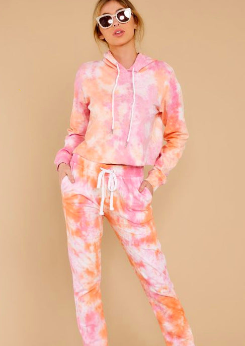 2025 spring and summer new loungewear printed two-piece set women's summer short-sleeved trousers home set