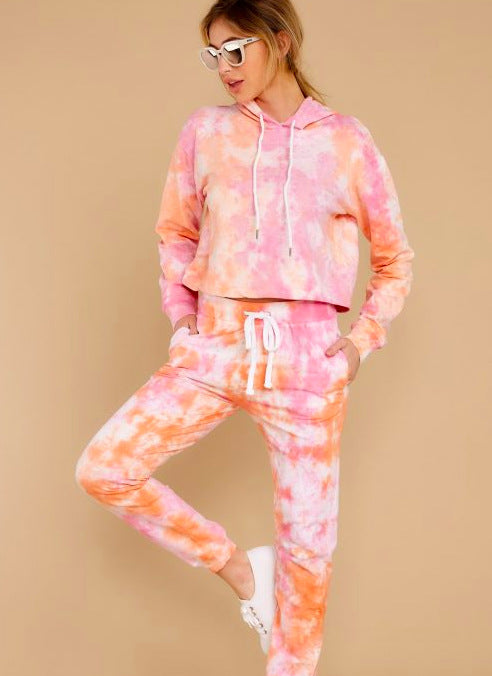 2025 spring and summer new loungewear printed two-piece set women's summer short-sleeved trousers home set