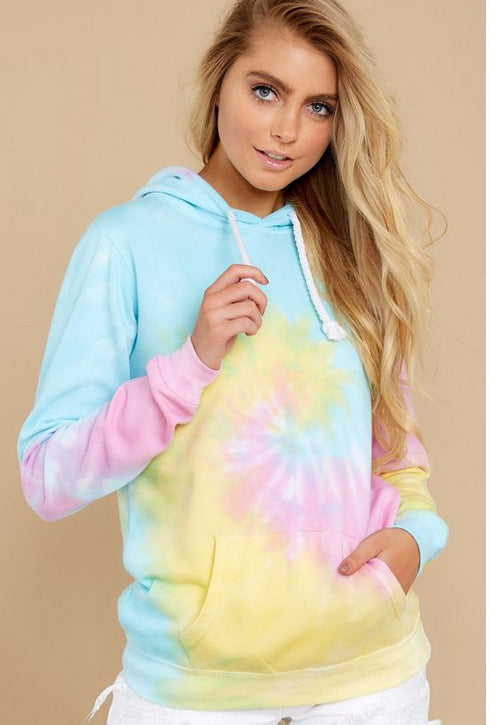 2025 spring and summer new loungewear casual loose hoodie summer long sleeve printed home long sleeve