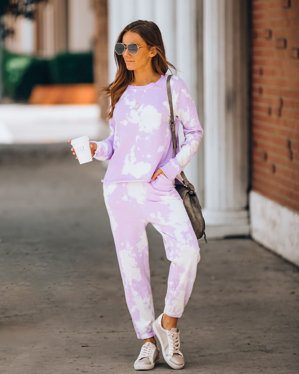 2025 spring and summer new loungewear casual two-piece set women's summer long-sleeved trousers home set