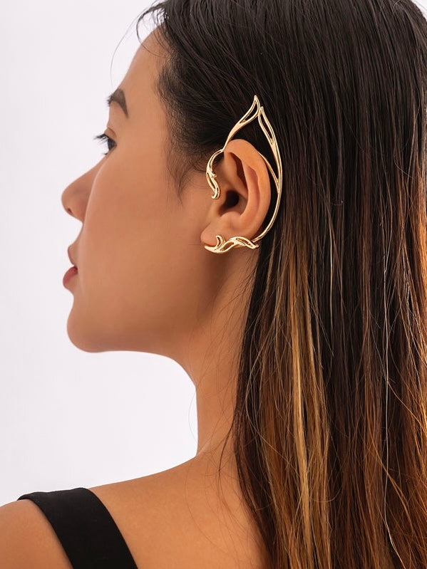 jinran 2024 New Sexy Hollow Cat Ear Ear Clips