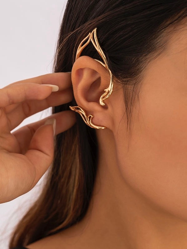 jinran 2024 New Sexy Hollow Cat Ear Ear Clips