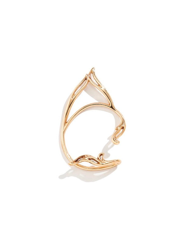 jinran 2024 New Sexy Hollow Cat Ear Ear Clips