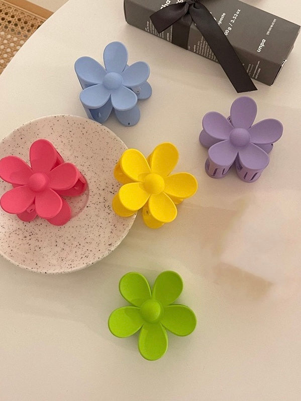 jinran 2024 New Candy Color Flower Hair Clip