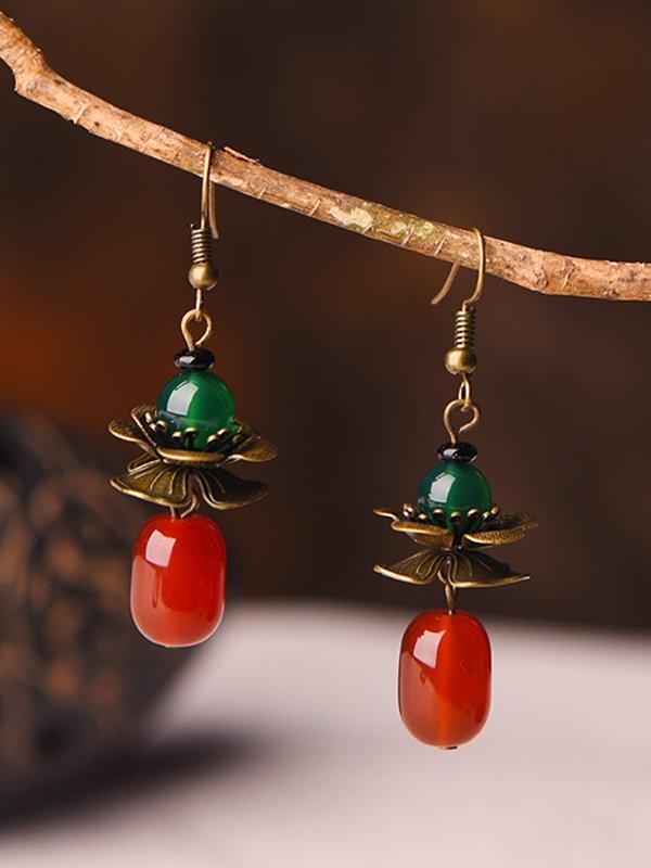 jinran 2024 New Original Geometry Irregularity Earrings Accessories