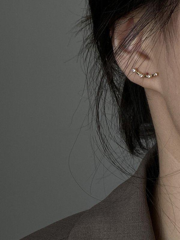 jinran 2024 New Original Geometry Shiny Earrings Accessories