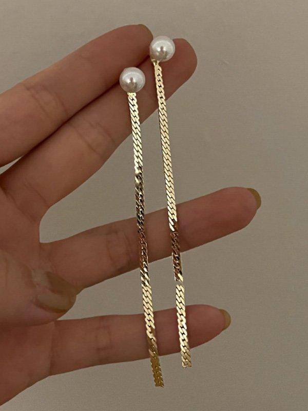 jinran 2024 New Original Simple Chic Beads&Tassels Earrings