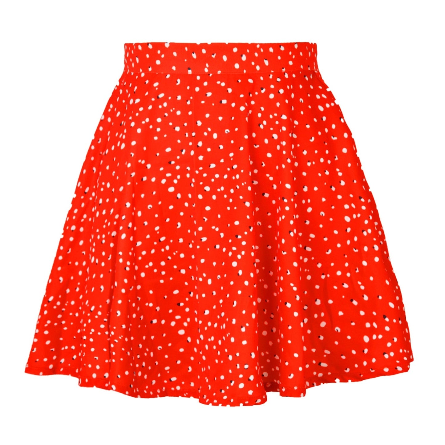jinran Summer Women Skirt Harajuku new 2023 ladies floral zipper printed chiffon tall waist umbrella skirt Women Sweet Elegant WSL4427