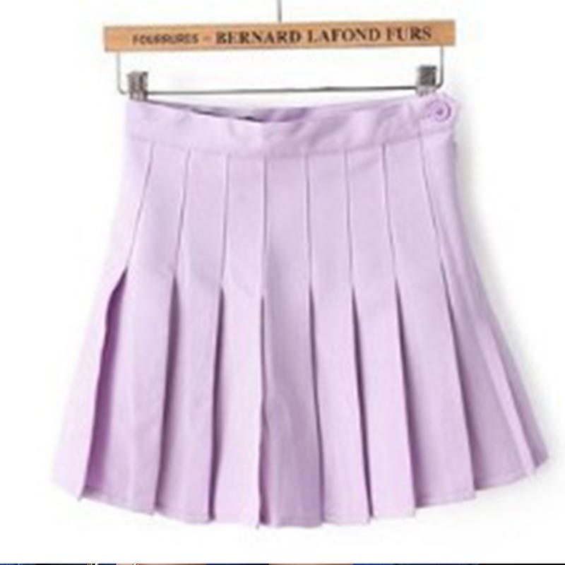 jinran Summer Women Plaid Skirt High Waist Chic Female Pleated Skirts Fashion Harajuku Ladies Mini Skirts Casual Cute Woman Short Skirt