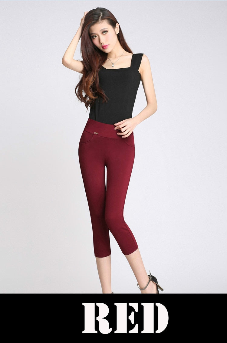 jinran summer legging cotton femme push up womens leggings pants white black red woman leggins 5xl 6xl legins capri workout