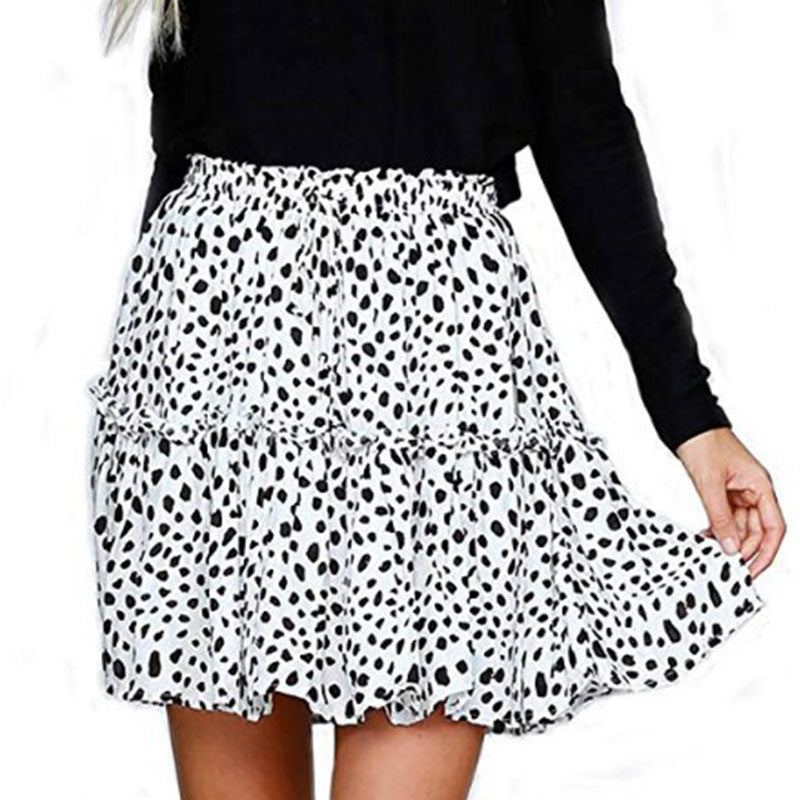 jinran Summer Short Skirts Women Vintage Ruffled Mini Skirt with Sashes Casual Boho Pleated A Line Holiday Beach Wear