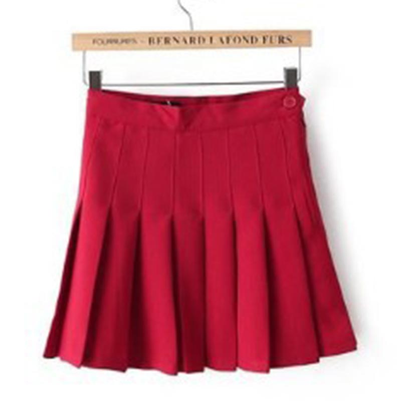 jinran Summer Women Plaid Skirt High Waist Chic Female Pleated Skirts Fashion Harajuku Ladies Mini Skirts Casual Cute Woman Short Skirt