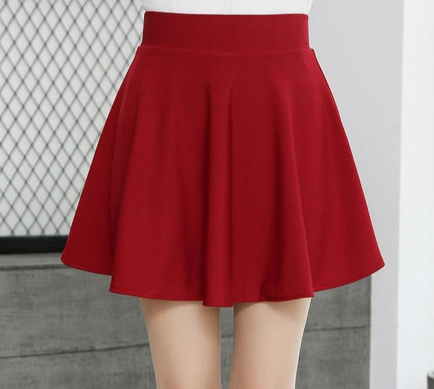 jinran Summer Women Pleated Skirts High Waist Female Mini Skirt Harajuku Preppy Style Ladies Plaid Skirts Sweet Girls Dance Mini Skirt