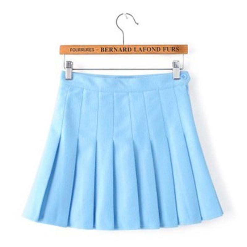jinran Summer Women Plaid Skirt High Waist Chic Female Pleated Skirts Fashion Harajuku Ladies Mini Skirts Casual Cute Woman Short Skirt