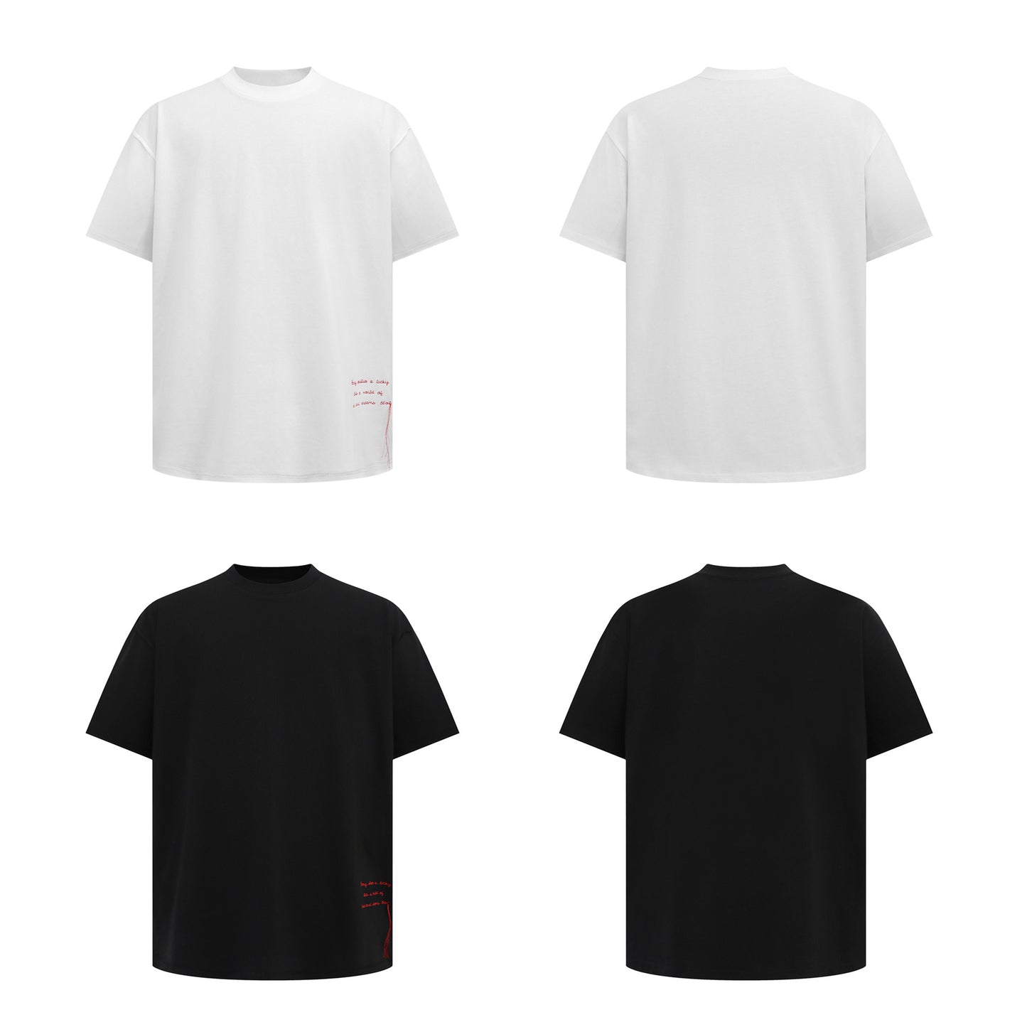 2025 1037 2025n Street 2025 Summer Neutral High Sense Simple Solid Color Design Men's Heavy Short Sleeve T-Shirt