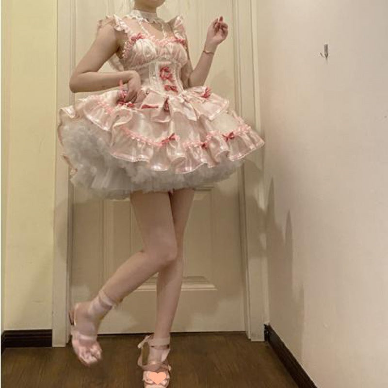 jinran lolíta fashion dress to impress Lolita Dress Lolita Sweet Ballet Spring/Summer Super Sweet Dress Super Fairy Suspender Dress Princess Lo