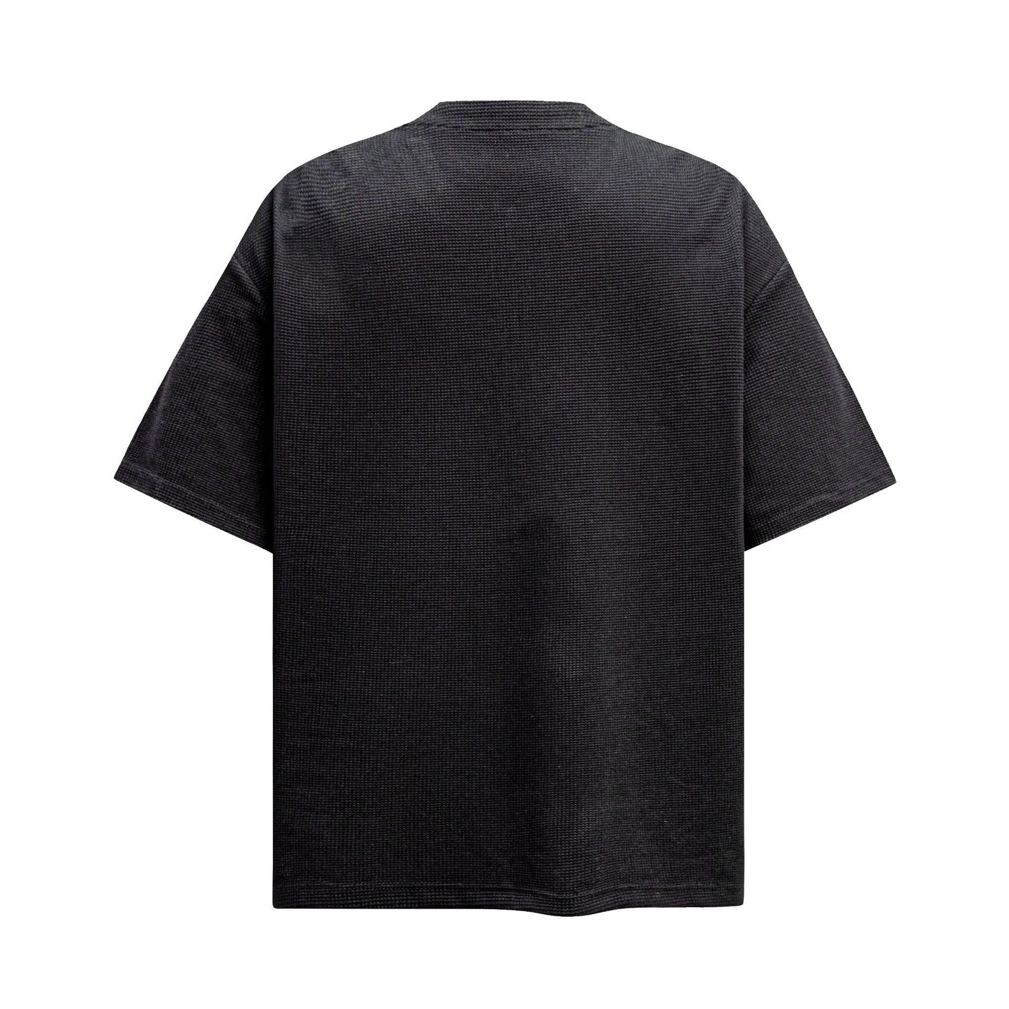 2025 6098 2025n Street 2025 Summer Vintage Letter Printing Design High Sense Men's Loose Short Sleeve T-Shirt