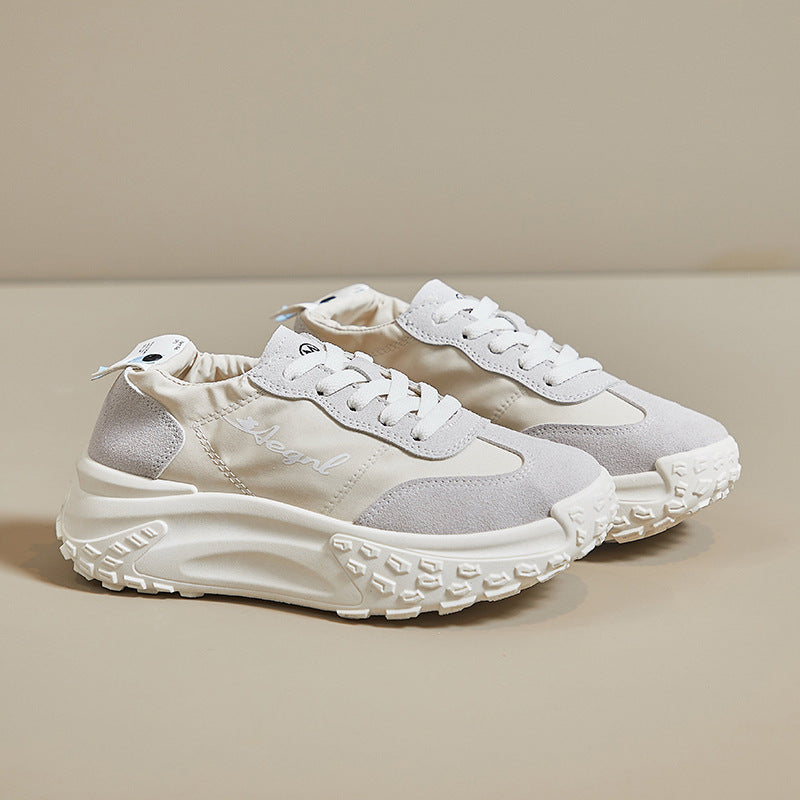2025 ins breathable dad women's shoes summer new student training sports shoes women's mesh Korean version shoes P007