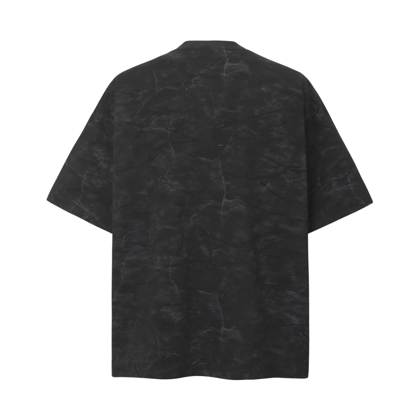 2025 8597 2025n Street 2025 Summer Embroidery Design Men's Loose Batik Premium Sense Neutral Short Sleeve T-Shirt