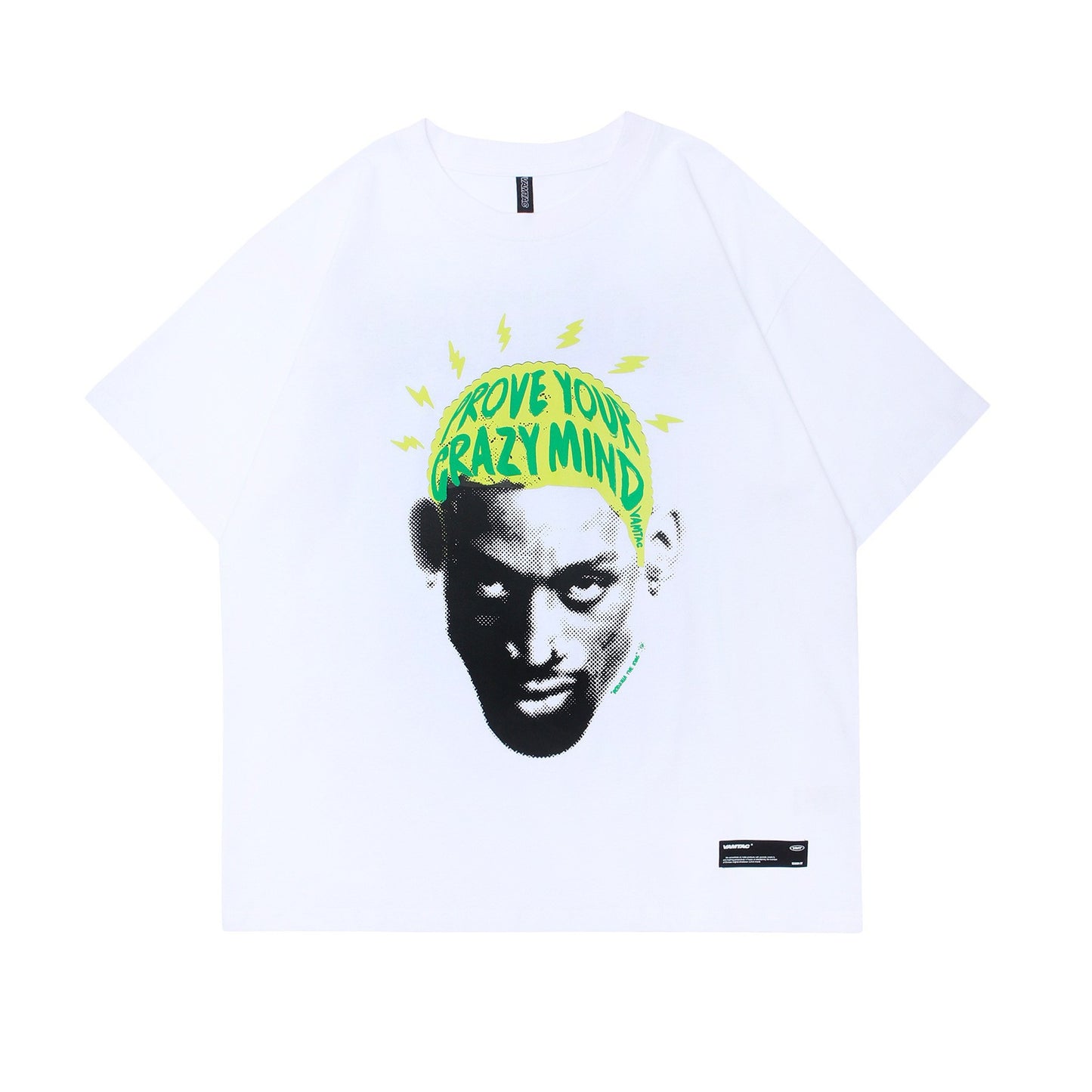 2025 Man Kun T705-2022SS-2025n Street High Street Trend Brand Design Theme: Character Avatar Short Sleeve T-Shirt