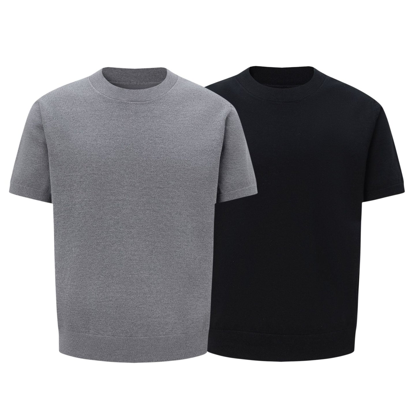 2025 27331 2025n Street 2025 Summer Deconstruction Solid Color Small Version Design Men's Slim Fit Premium Short Sleeve T-Shirt