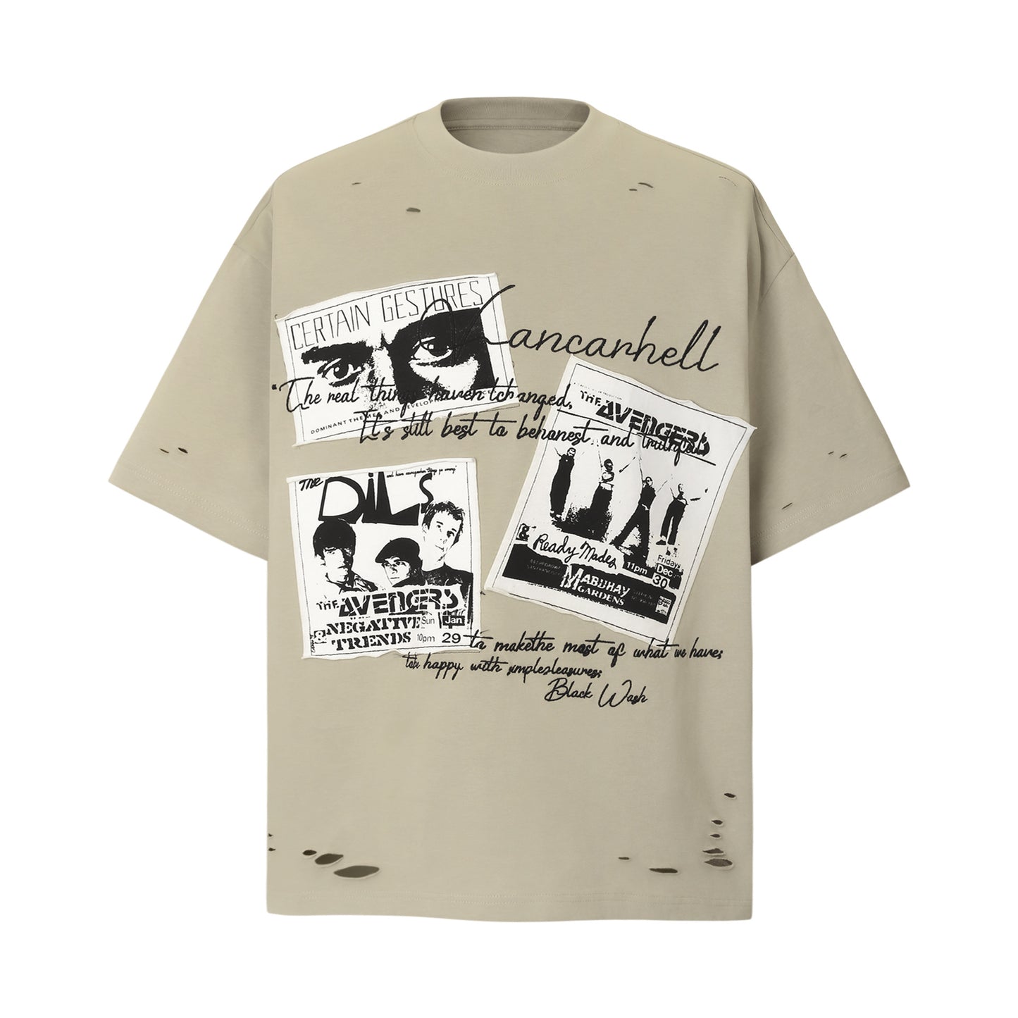 2025 9507 2025n Street 2025 Summer People Magazine Design Men's Loose High Sense Neutral Short Sleeve T-Shirt