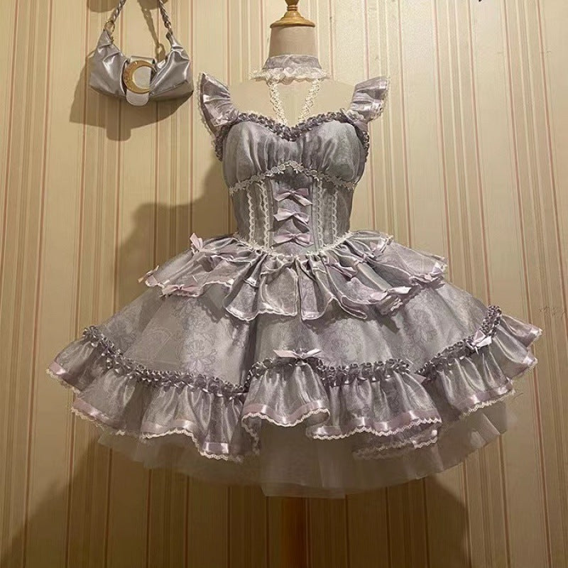 jinran lolíta fashion dress to impress Lolita Dress Lolita Sweet Ballet Spring/Summer Super Sweet Dress Super Fairy Suspender Dress Princess Lo