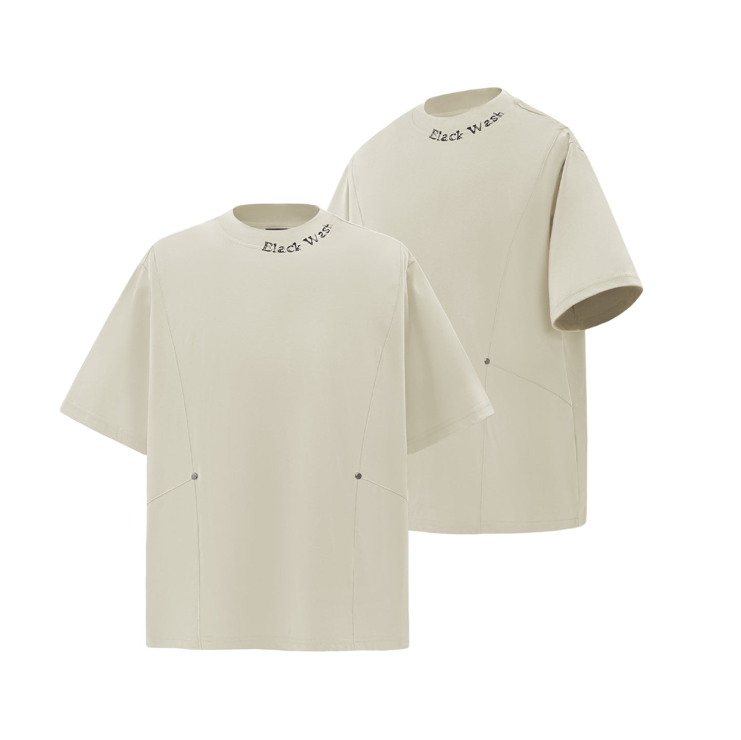 2025 8535 2025n 2025 Summer Neutral Premium Letter Printing Deconstruction Design Men's Premium Short Sleeve T-Shirt