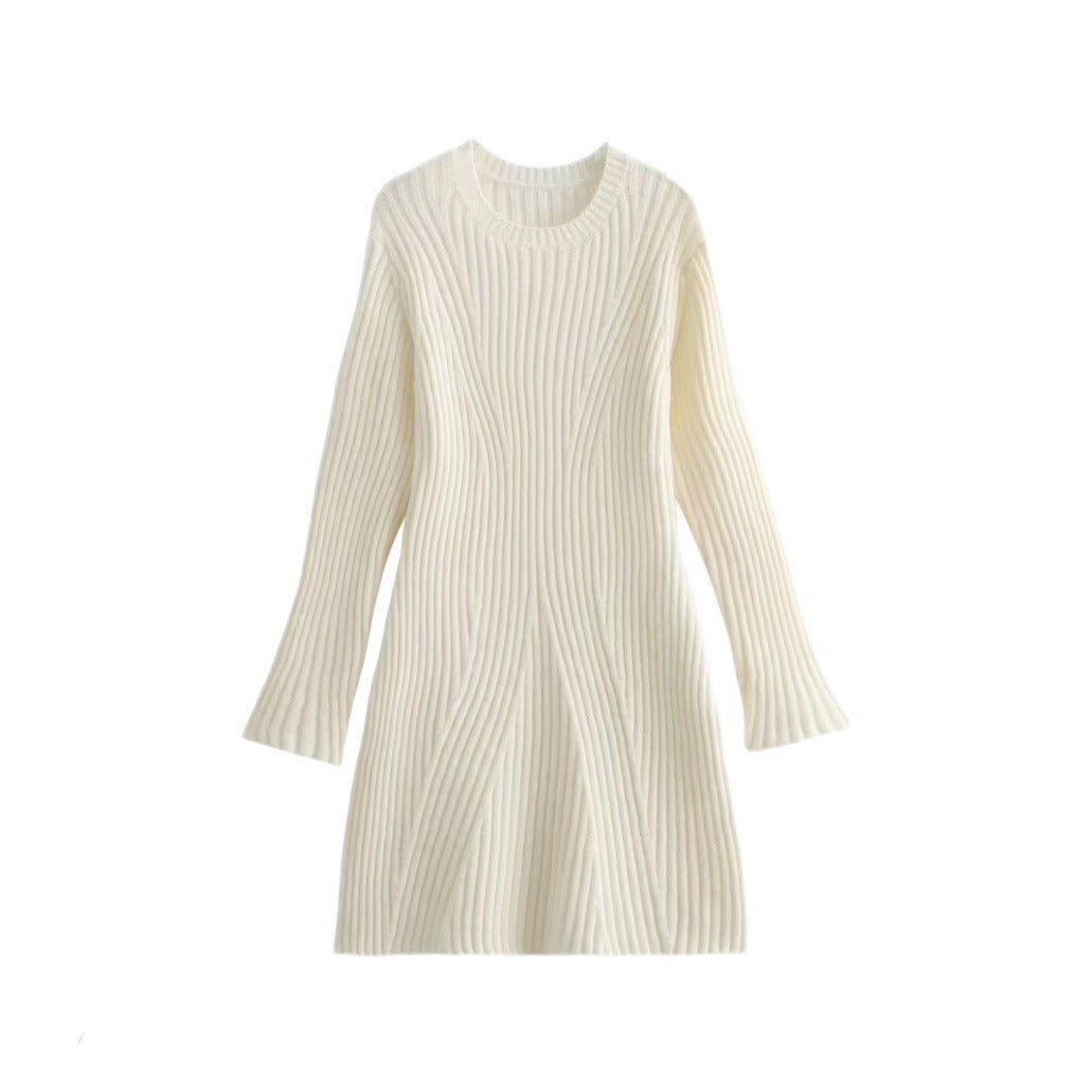 jinran fall trends 2024 outfits Autumn and Winter New Women's Clothing Oh Style Fashion Thread Knitted Dress