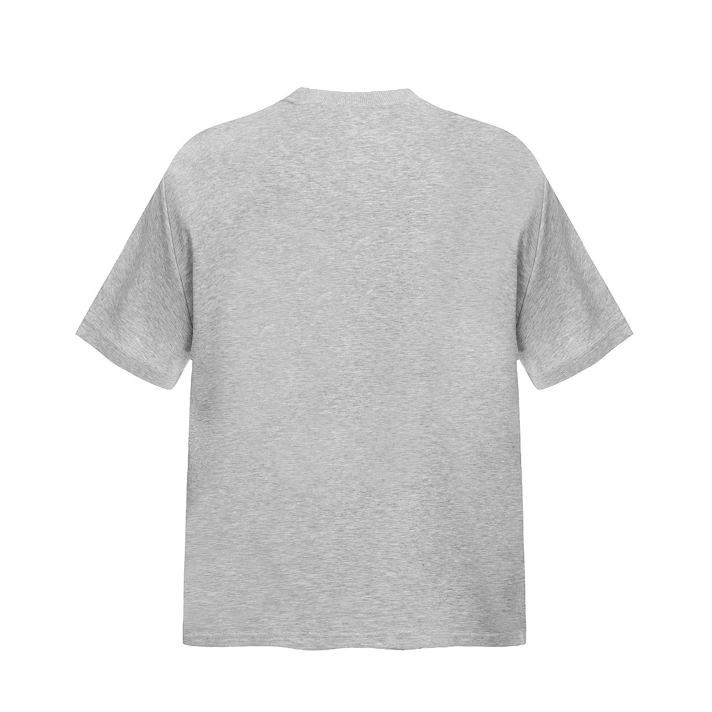 2025 0236 2025n Street 2025 Fit Solid Color Deconstruction Premium Zipper Design Men's Micro Loose Short Sleeve T-Shirt