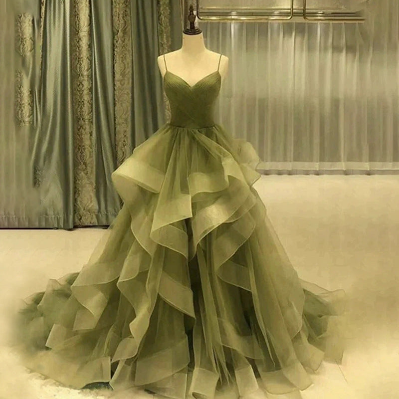 jinran dresses 2024 New Studio Theme Wedding Dress Fashion Indoor Mori Light Yarn Sweet Clothing Photography Super Fairy Photography Dress