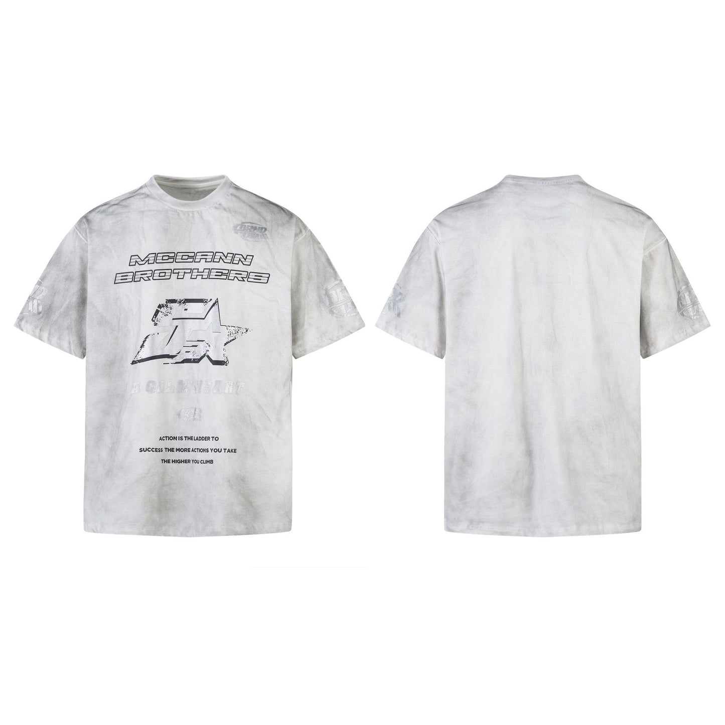 2025 5503 2025n Street 2025 Summer Washed Old Retro Old Design Men's Premium Neutral Short Sleeve T-Shirt