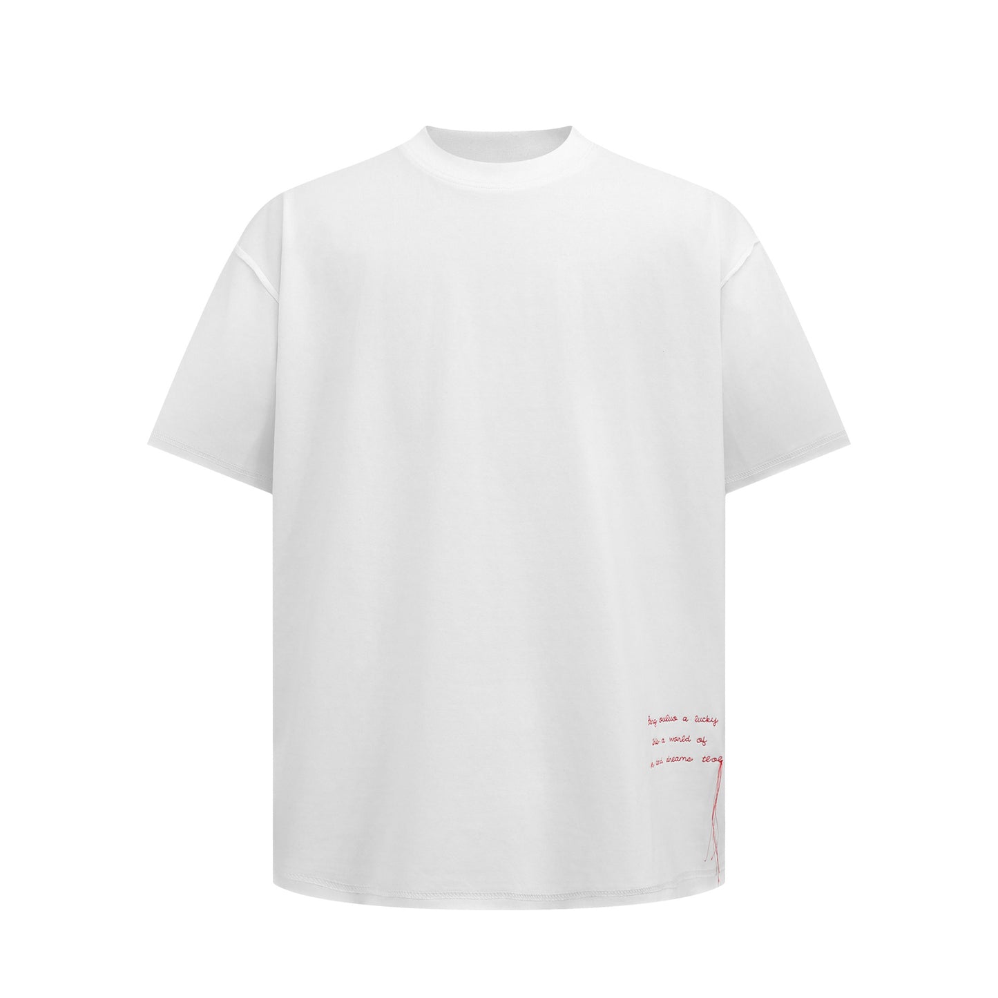 2025 1037 2025n Street 2025 Summer Neutral High Sense Simple Solid Color Design Men's Heavy Short Sleeve T-Shirt