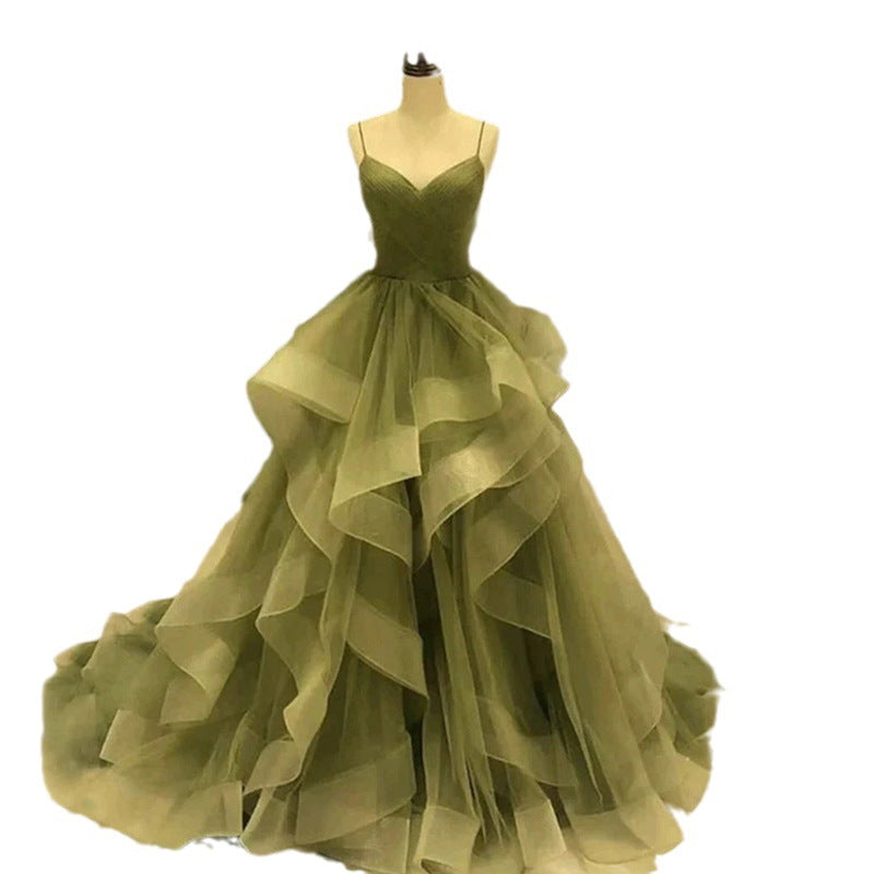 jinran dresses 2024 New Studio Theme Wedding Dress Fashion Indoor Mori Light Yarn Sweet Clothing Photography Super Fairy Photography Dress