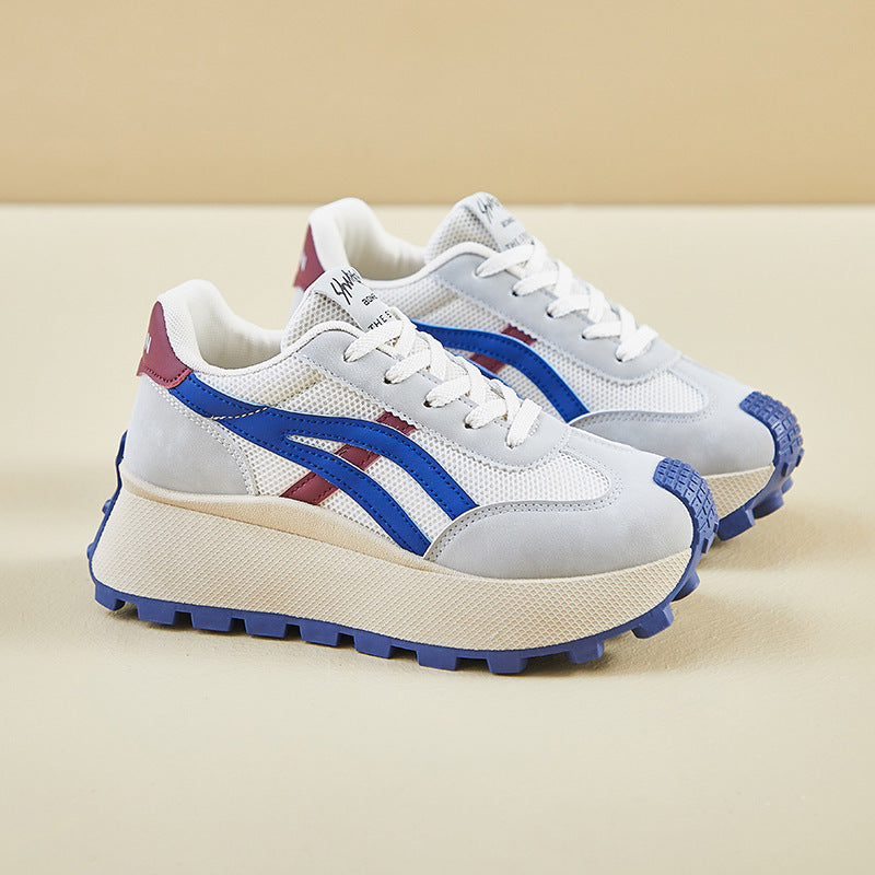 2025 ins Korean version of the new Forrest Gump shoes for women's spring student running sports thick sole height increase leisure HL861-2
