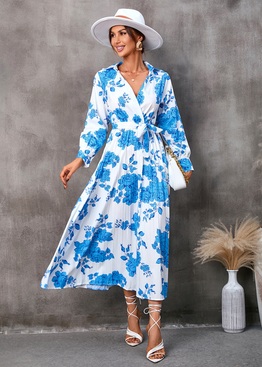 jinran cybergoth dress to impress 2024 Women's Autumn Printed Long Sleeve Mid-Length Dress