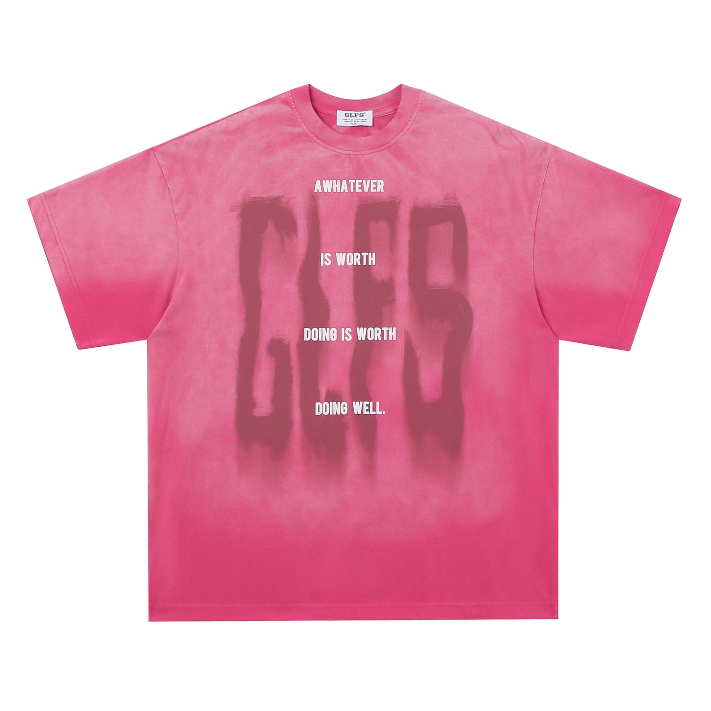 2025 JT916 2025n street 2025 summer washed and old high-end design men's loose letter picture short-sleeved T-shirt