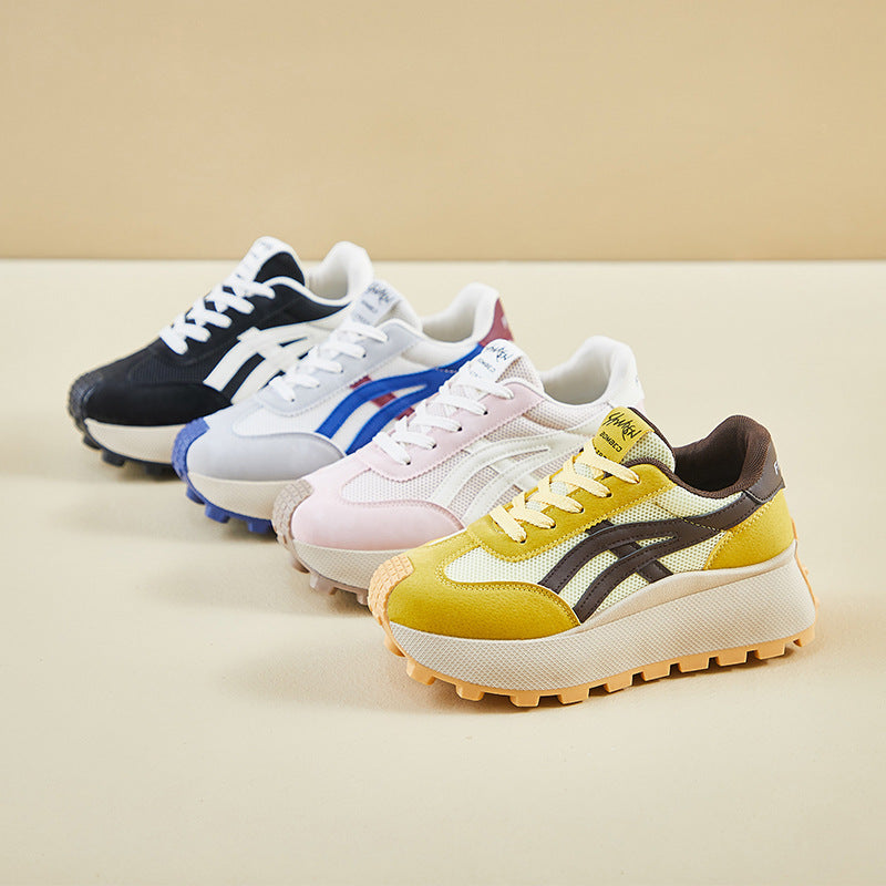 2025 ins Korean version of the new Forrest Gump shoes for women's spring student running sports thick sole height increase leisure HL861-2