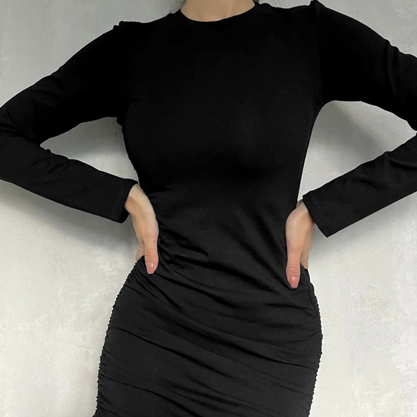 2025 Wildberries Russia popular Spring Hot Sale New Knitted High Waist Slim Sexy Hip Wrap Dress