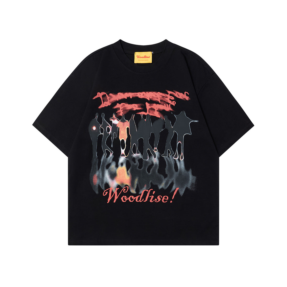 2025 WT399 2025n Street Tide 2025 Summer Couple Trend Premium Sense Shadow Portrait Design Men's Loose Short Sleeve T-Shirt