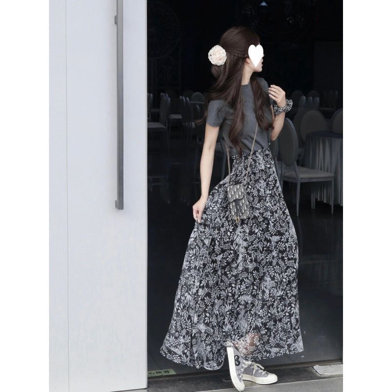 2025 new early spring wear a complete set of high-end age-reducing temperament shirt skirt fashion two-piece suit women