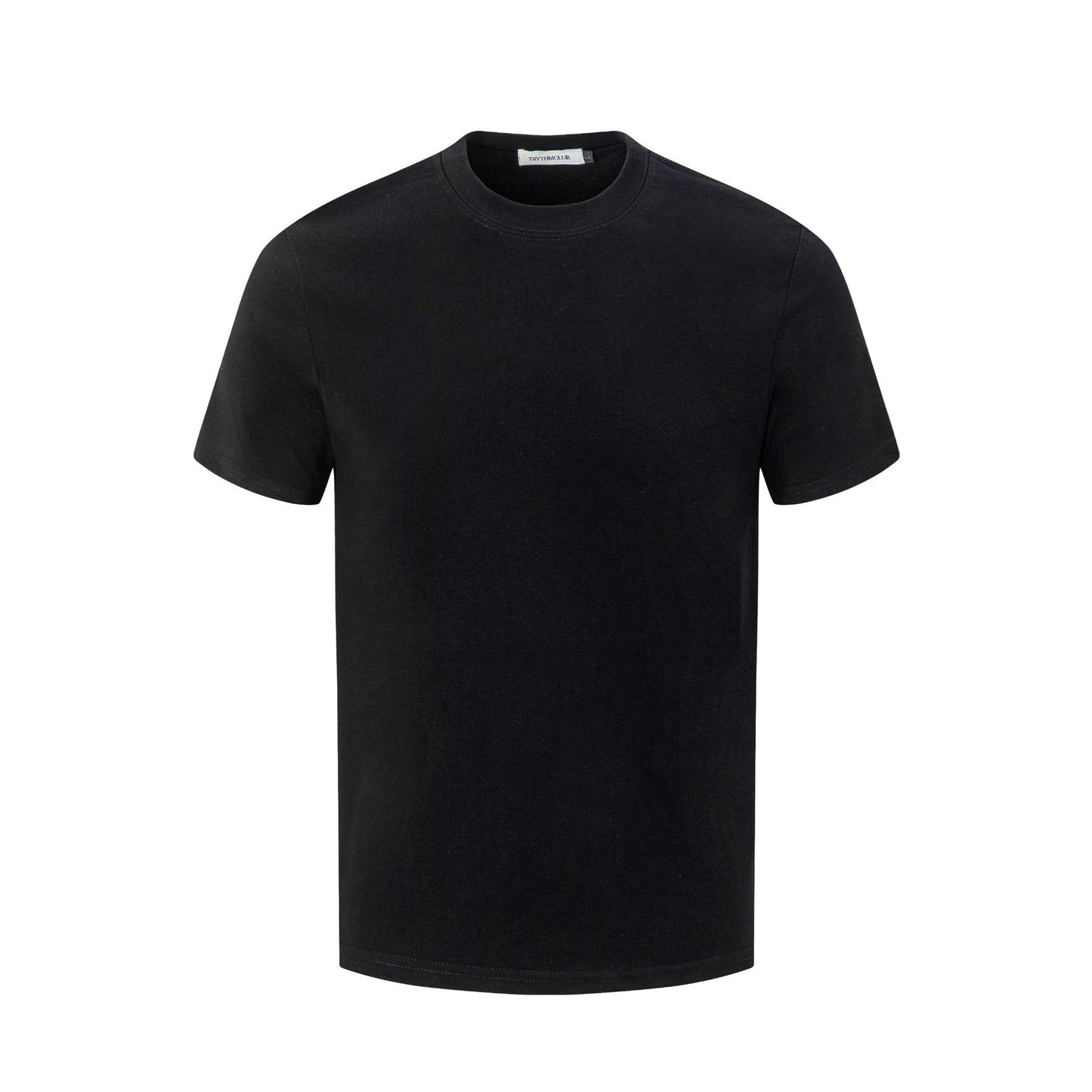 2025 27313 2025n Street 2025 Summer Neutral Solid Color Small Version Design Men's Slim Fit Premium Short Sleeve T-Shirt