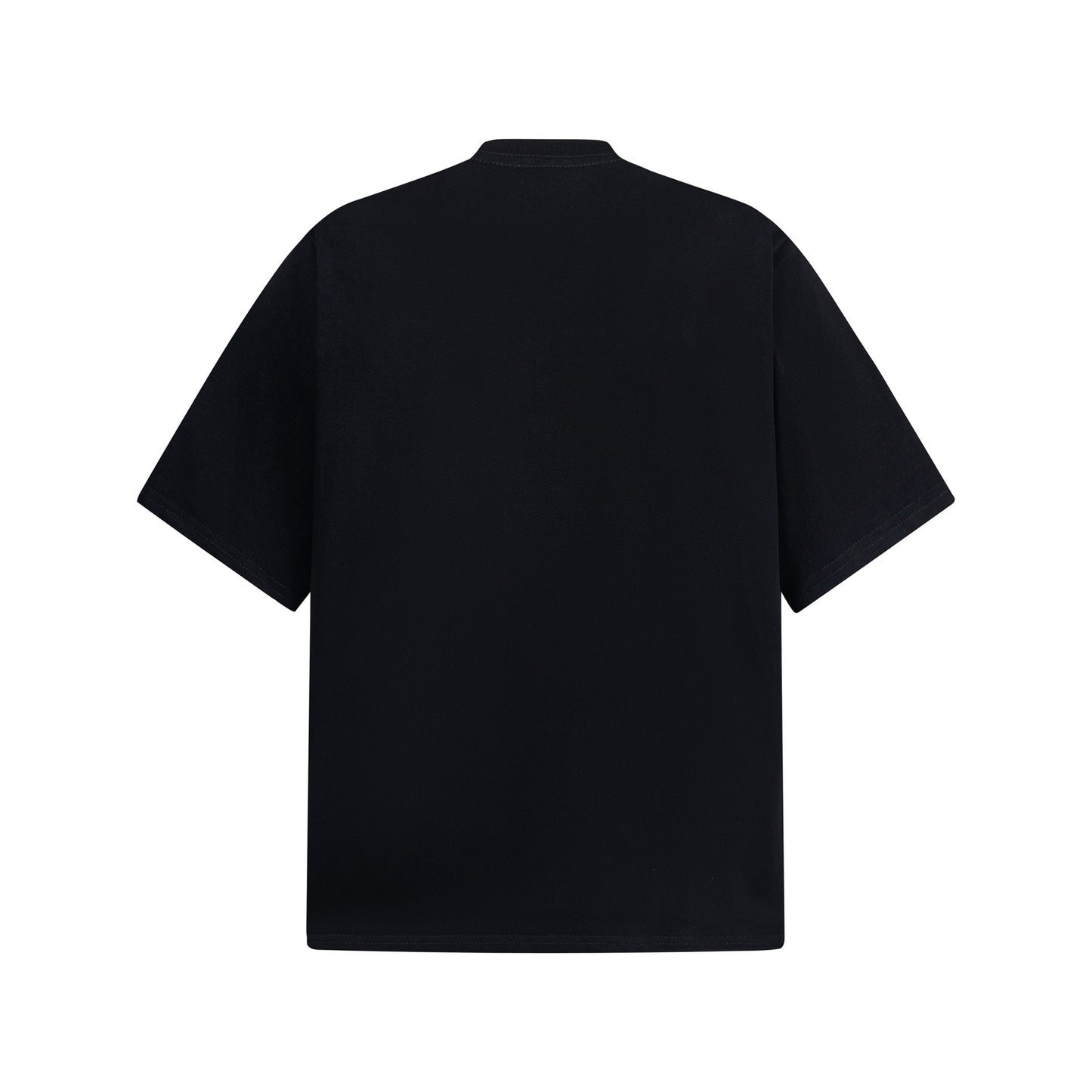 2025 2678 2025n street neutral retro creative color picture design men's loose high-end heavy short-sleeved T-shirt