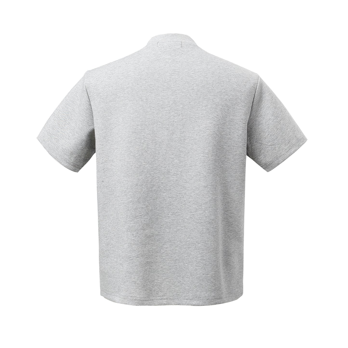 2025 K56 2025n retro deconstruction high sense turquoise street trendy men's short and wide cleanfit small collar short sleeve T-shirt