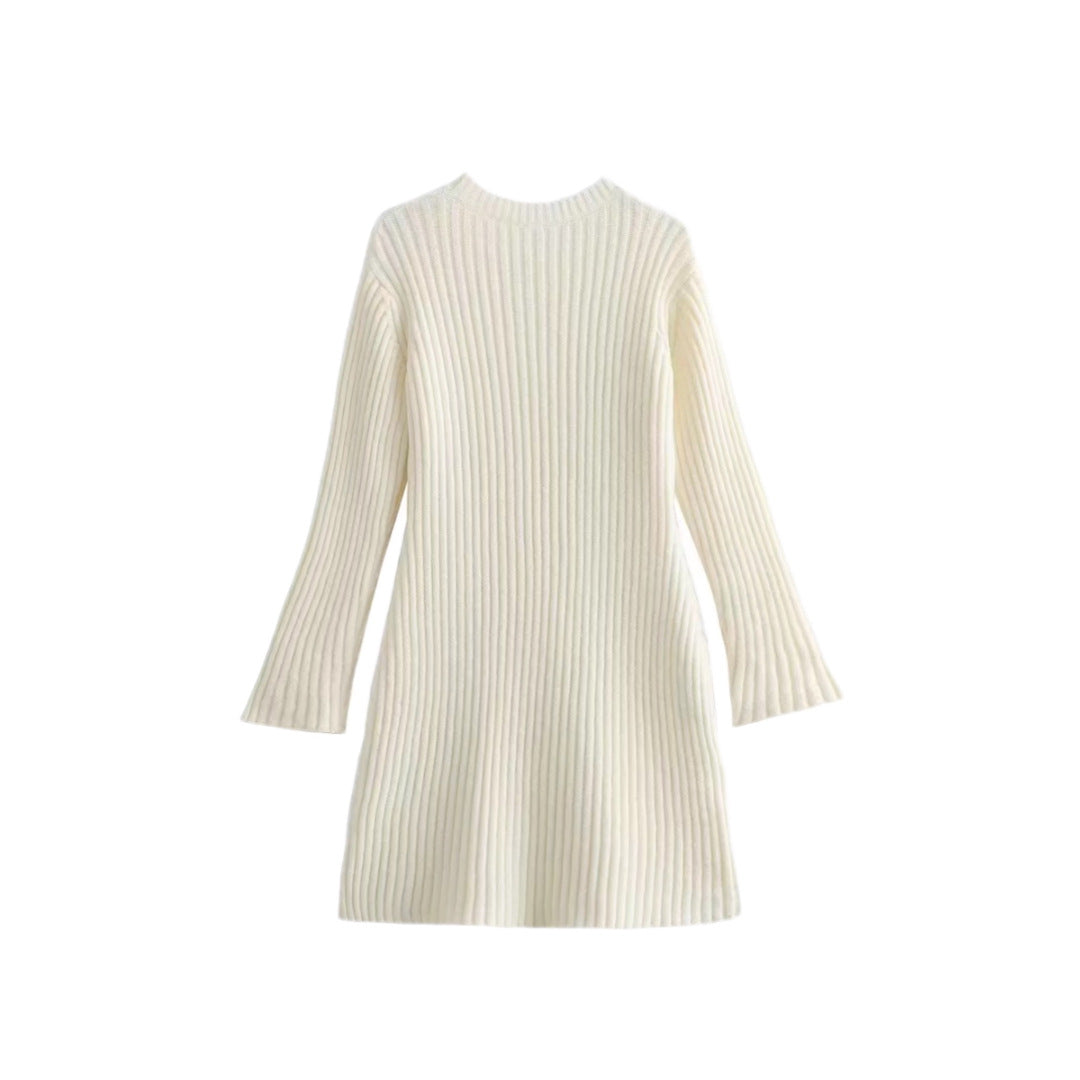 jinran fall trends 2024 outfits Autumn and Winter New Women's Clothing Oh Style Fashion Thread Knitted Dress