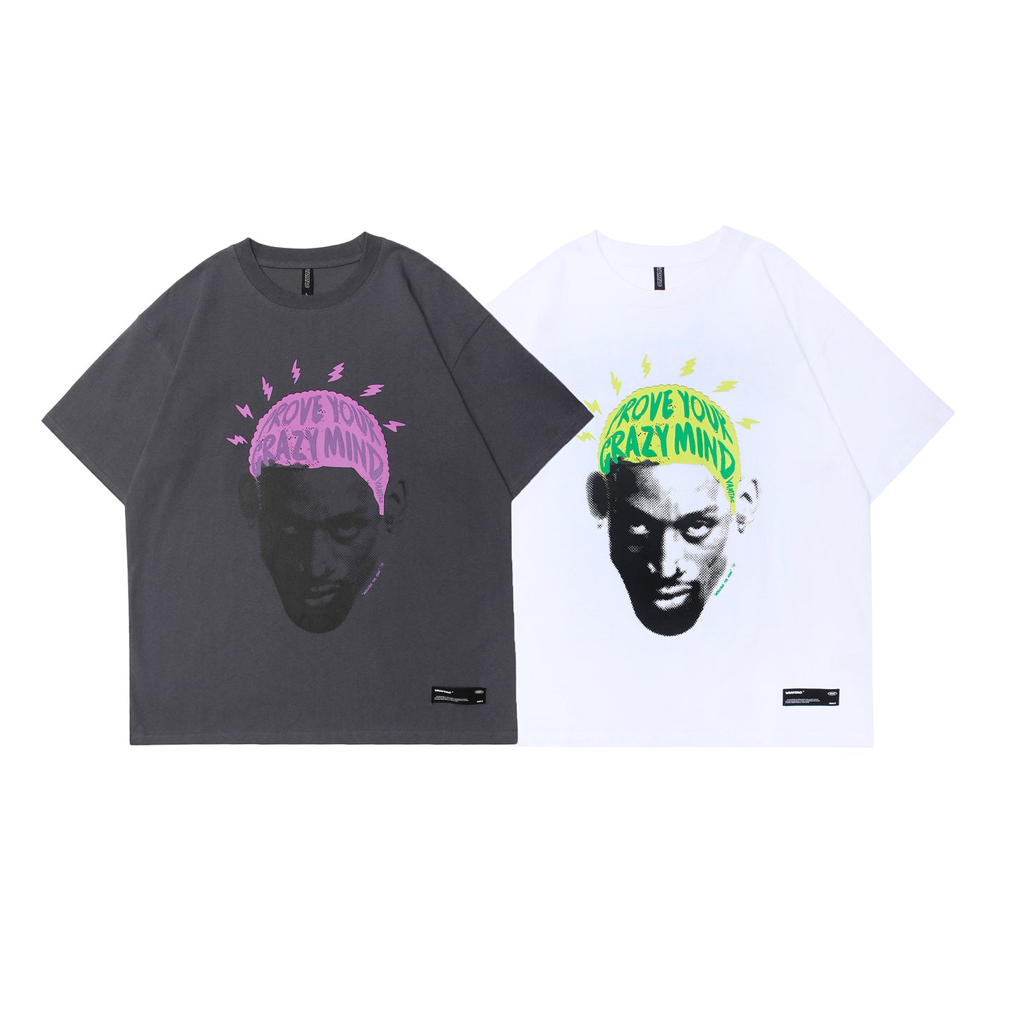 2025 Man Kun T705-2022SS-2025n Street High Street Trend Brand Design Theme: Character Avatar Short Sleeve T-Shirt