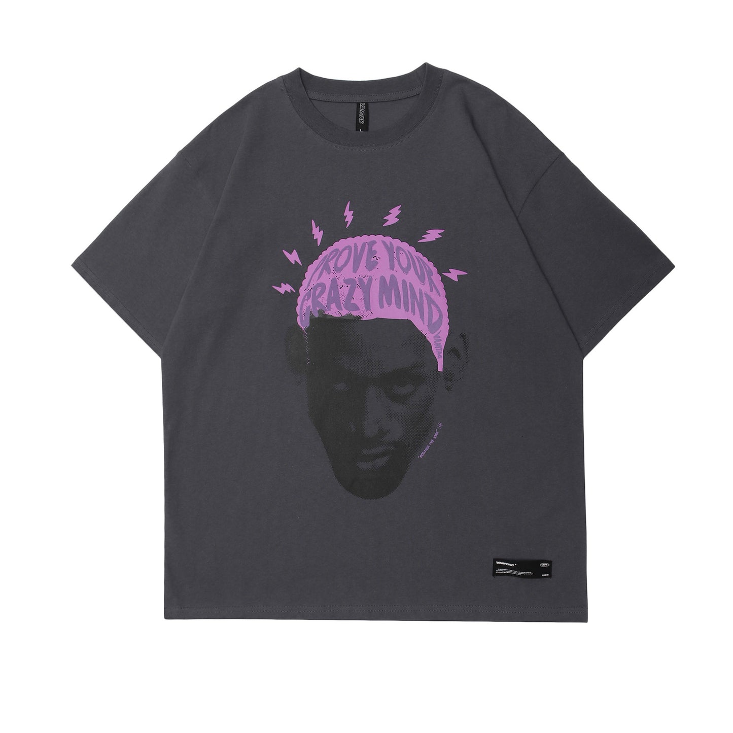 2025 Man Kun T705-2022SS-2025n Street High Street Trend Brand Design Theme: Character Avatar Short Sleeve T-Shirt