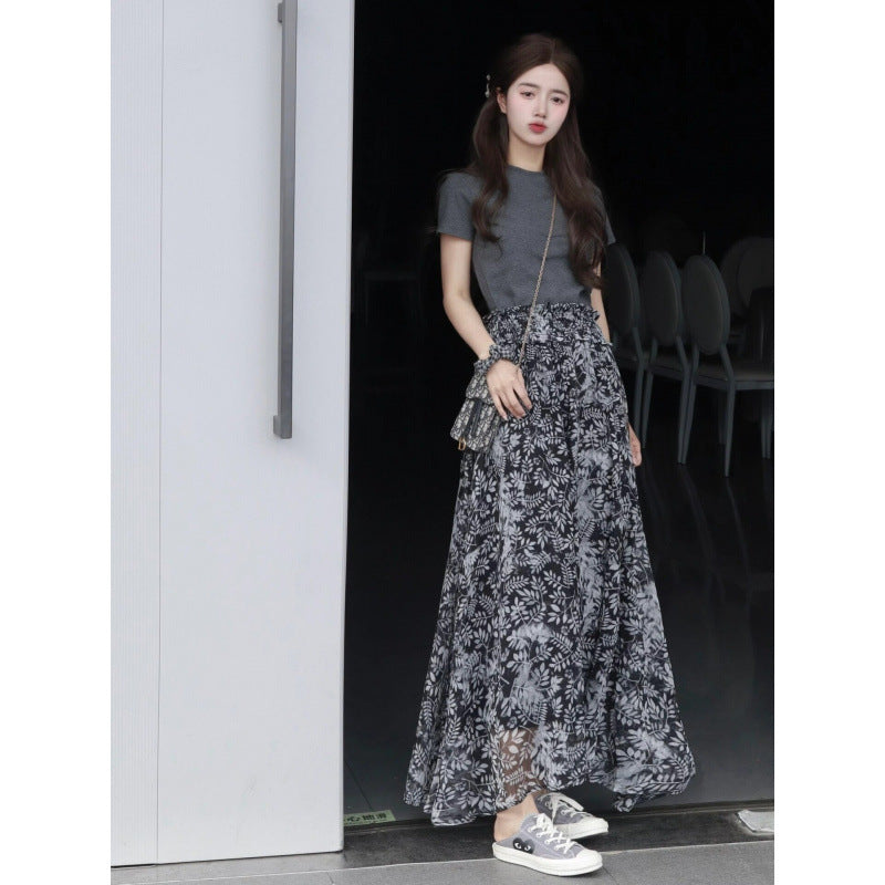 2025 new early spring wear a complete set of high-end age-reducing temperament shirt skirt fashion two-piece suit women