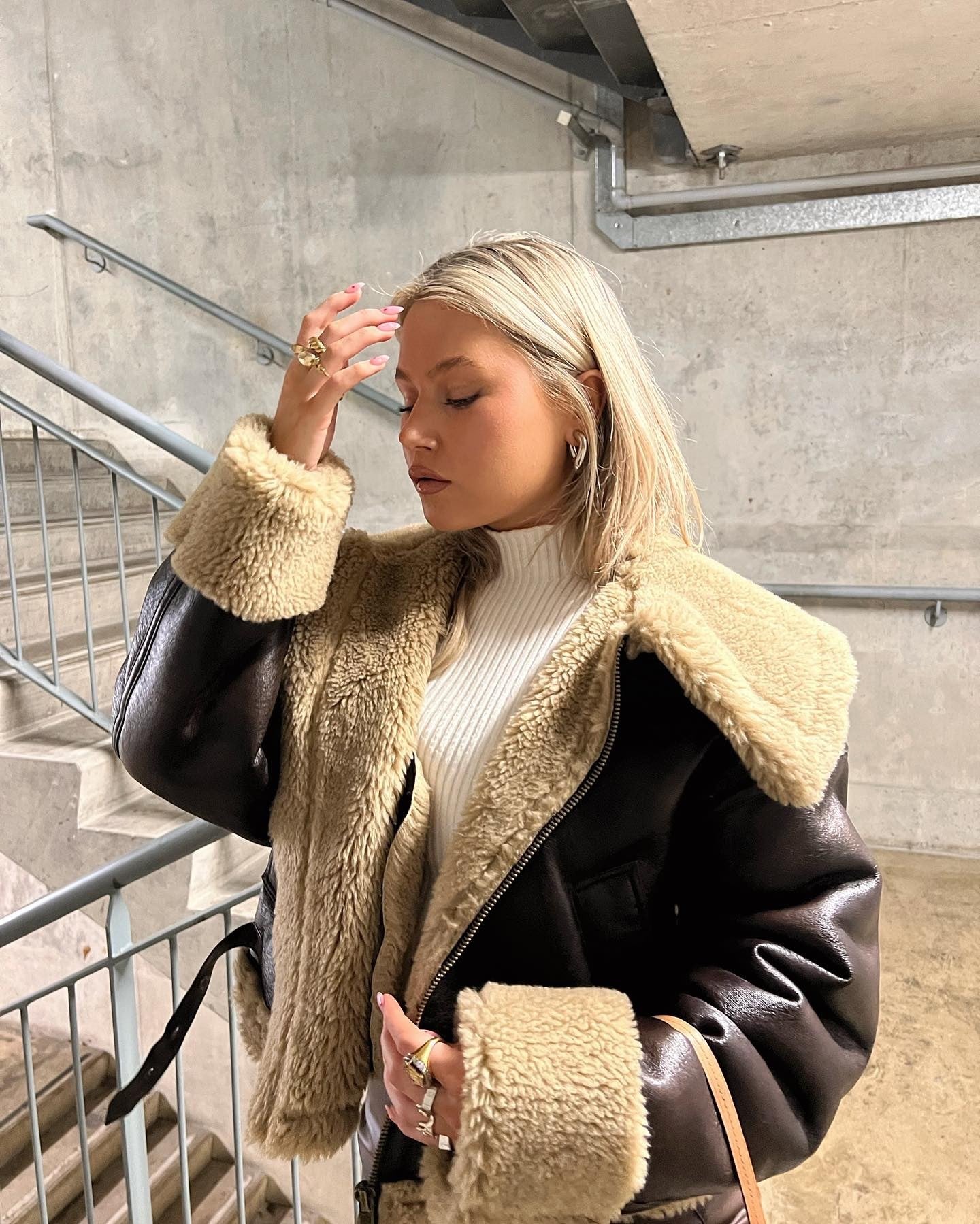jinran fall outfits 2024 Original Autumn and Winter New Women's Clothing Style Long Fur Fur Integrated Warm Coat